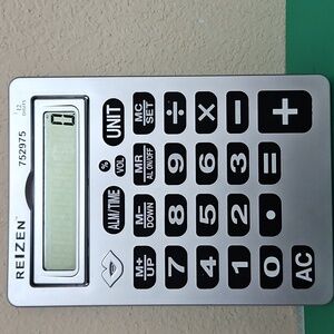 Reizen 12-Digit Jumbo Talking Calculator